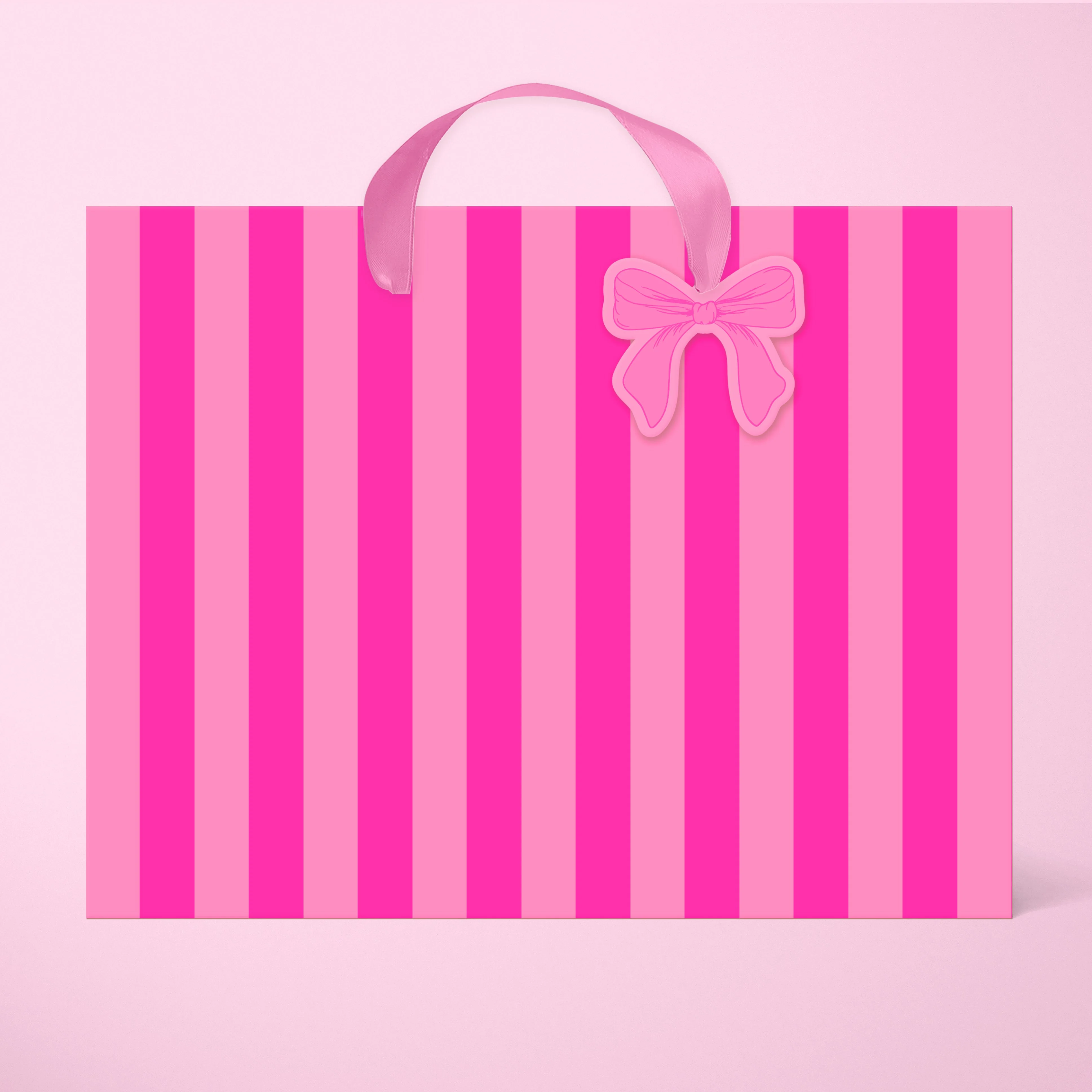 Bow and Stripes Gift Bag - Image 5