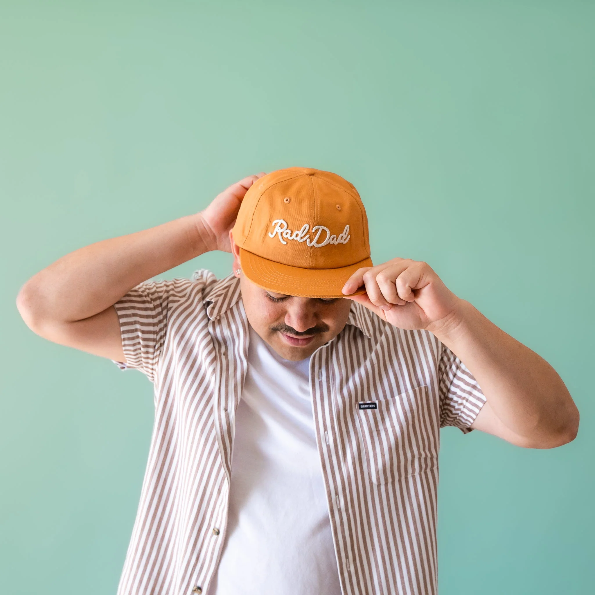 Rad Dad Flat Brim Hat - Image 5
