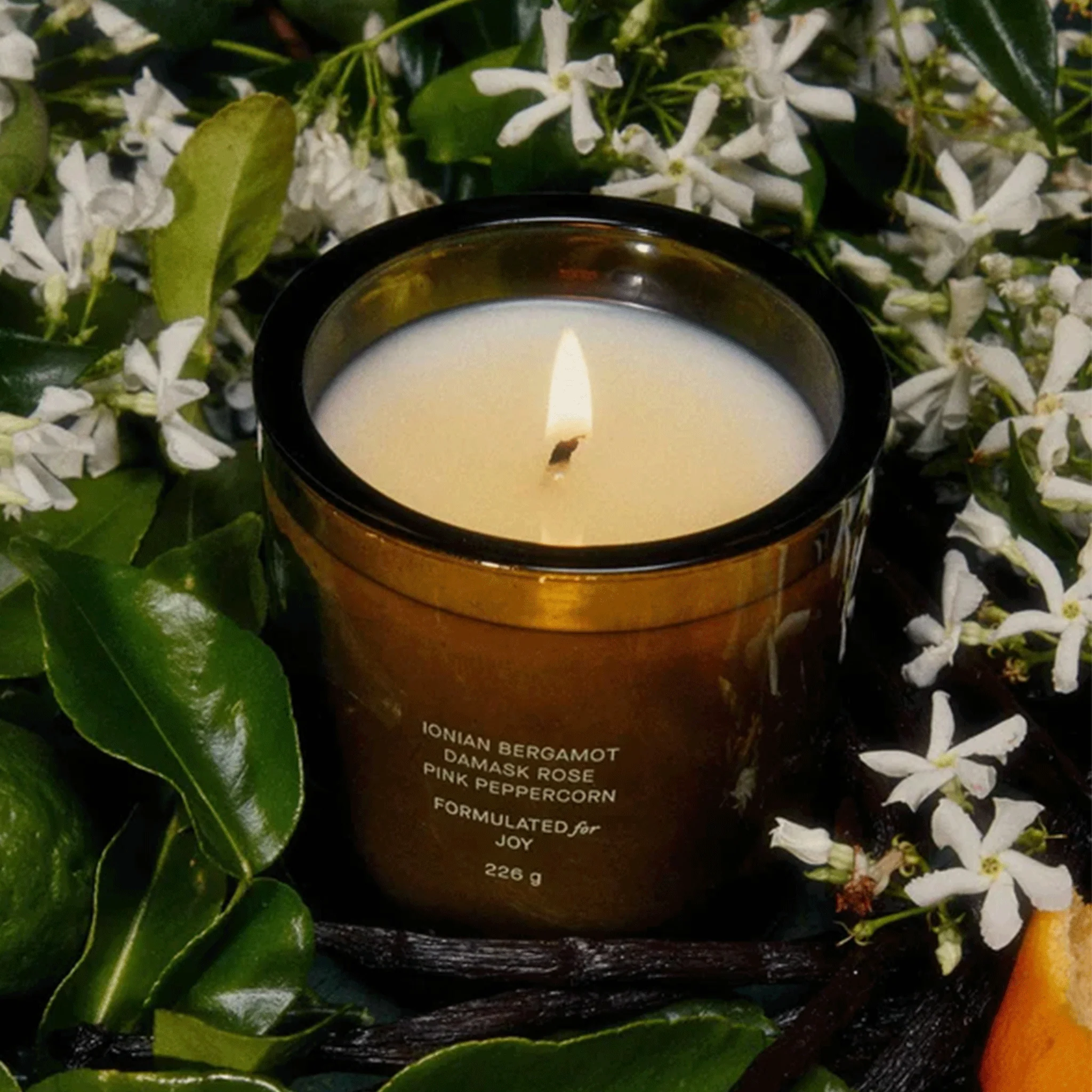 Night Blooming Jasmine & Damask Rose Candle - Image 3