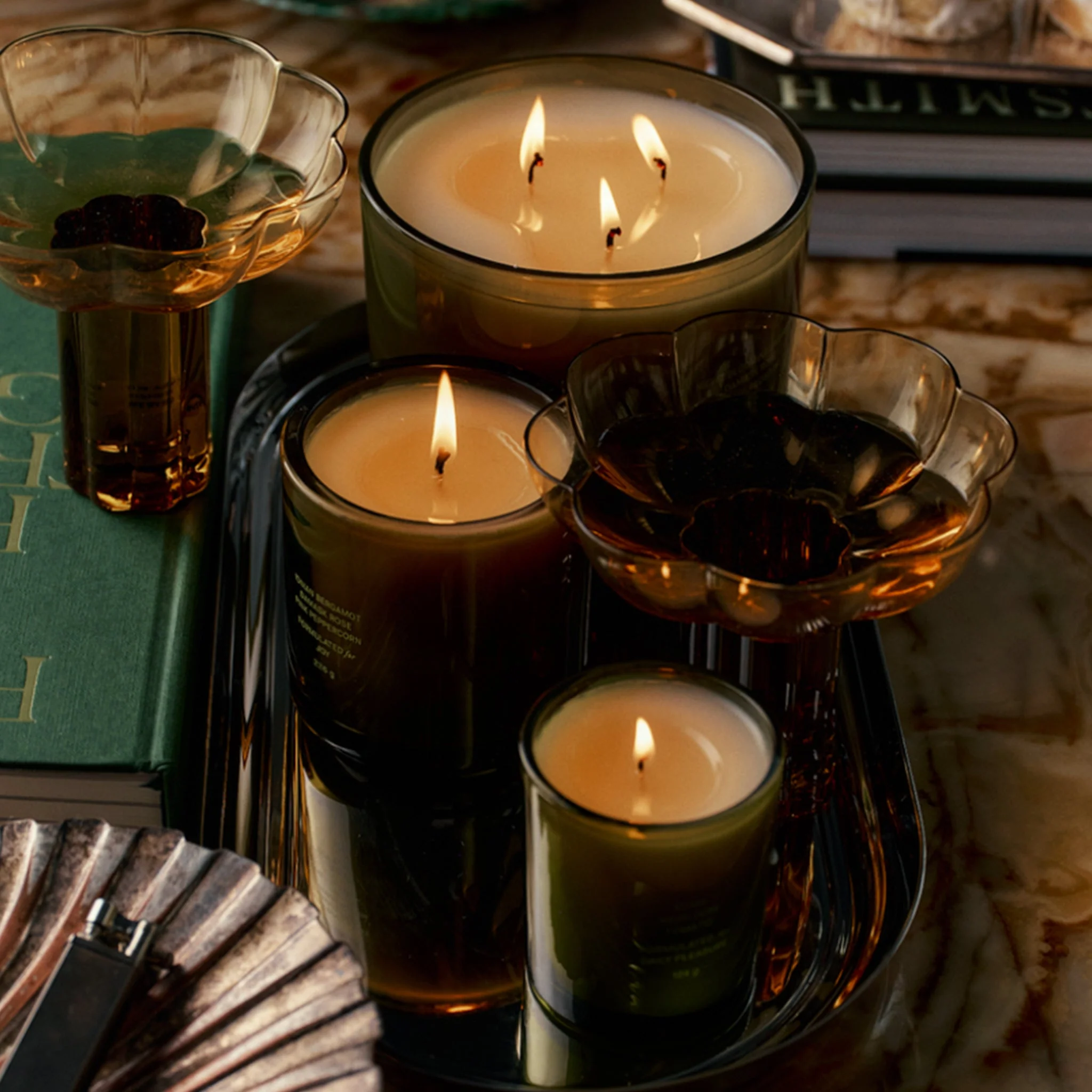 Night Blooming Jasmine & Damask Rose Candle - Image 5