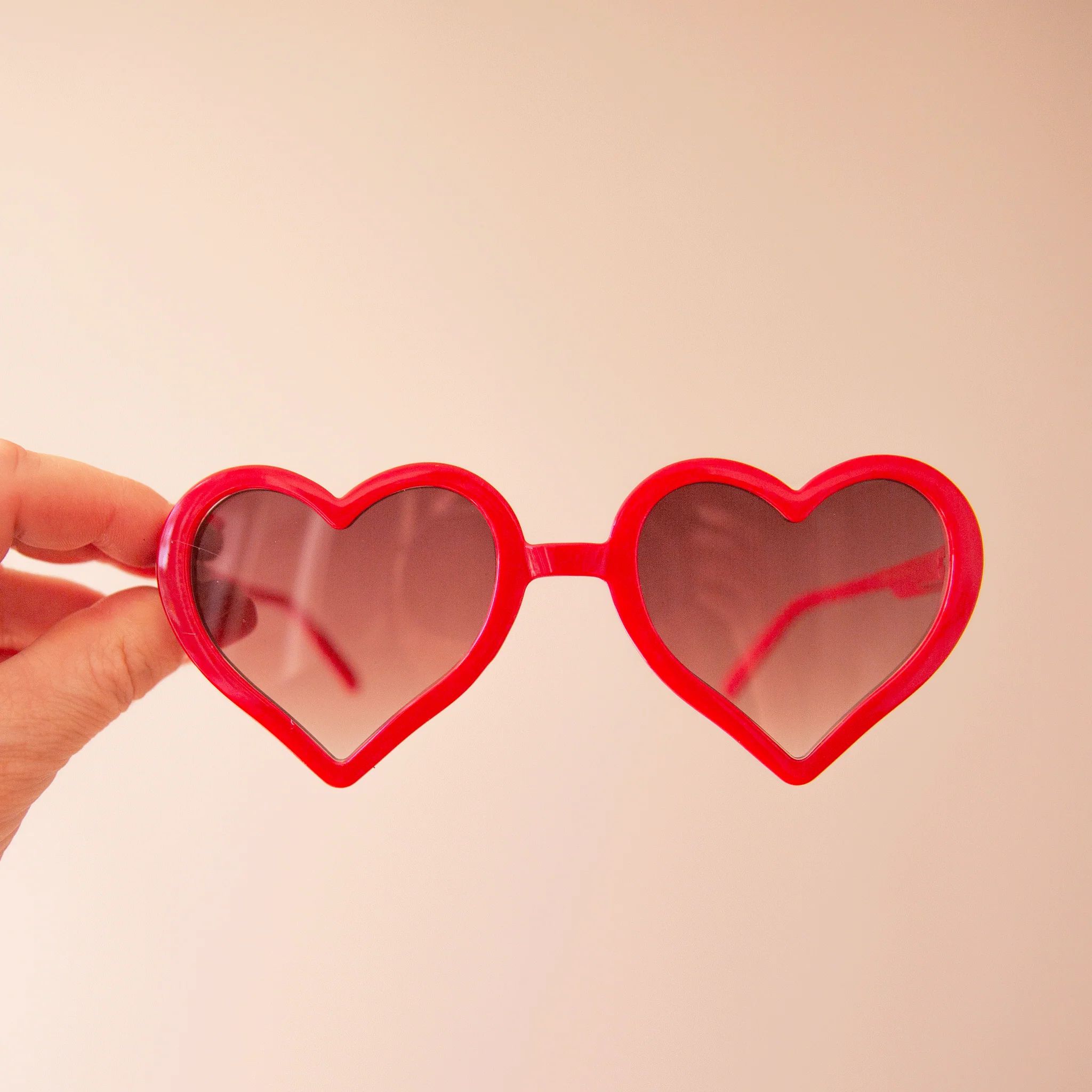 Adult Heartbreaker Sunglasses | Red - Image 4