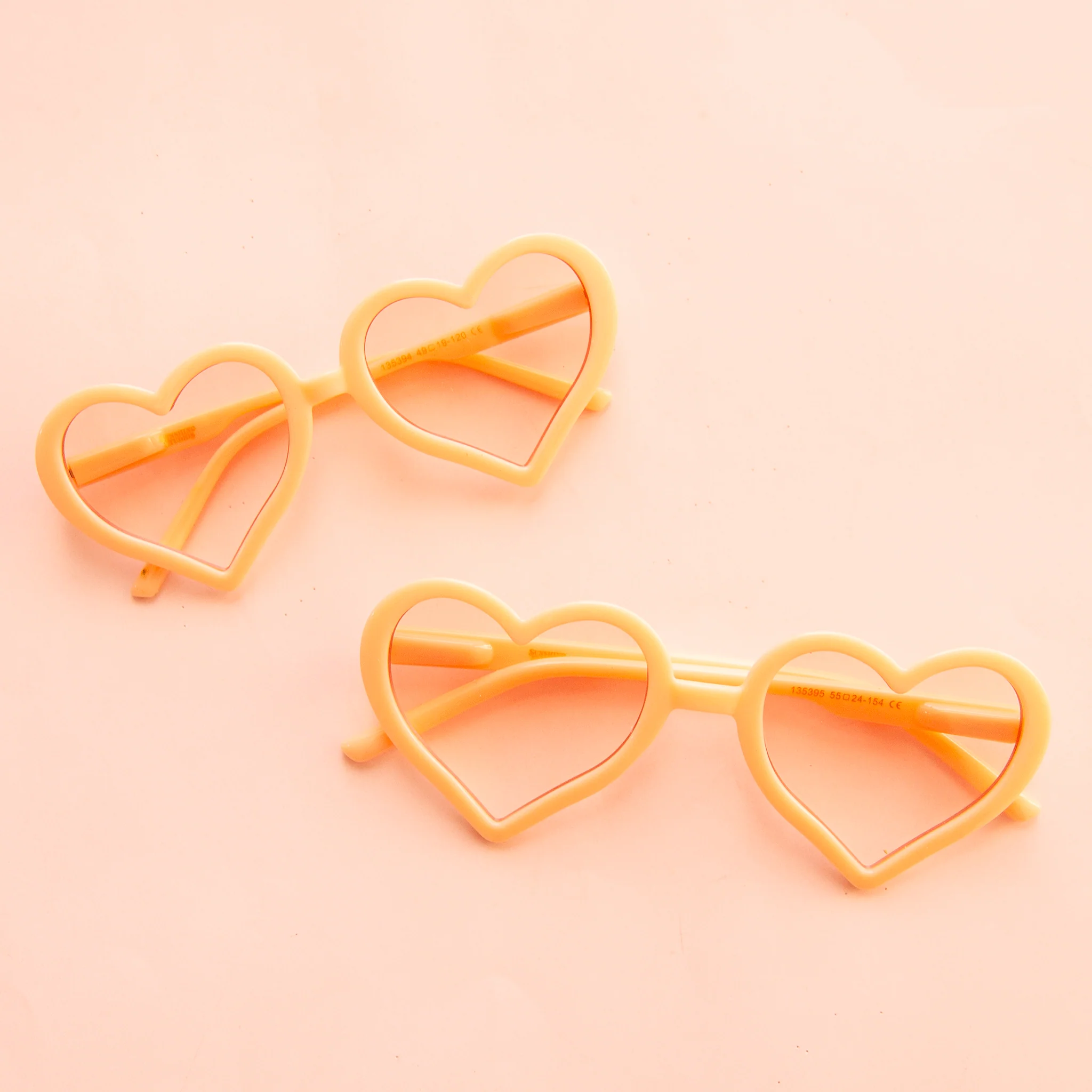 Adult Heartbreaker Sunglasses | Apricot - Image 4