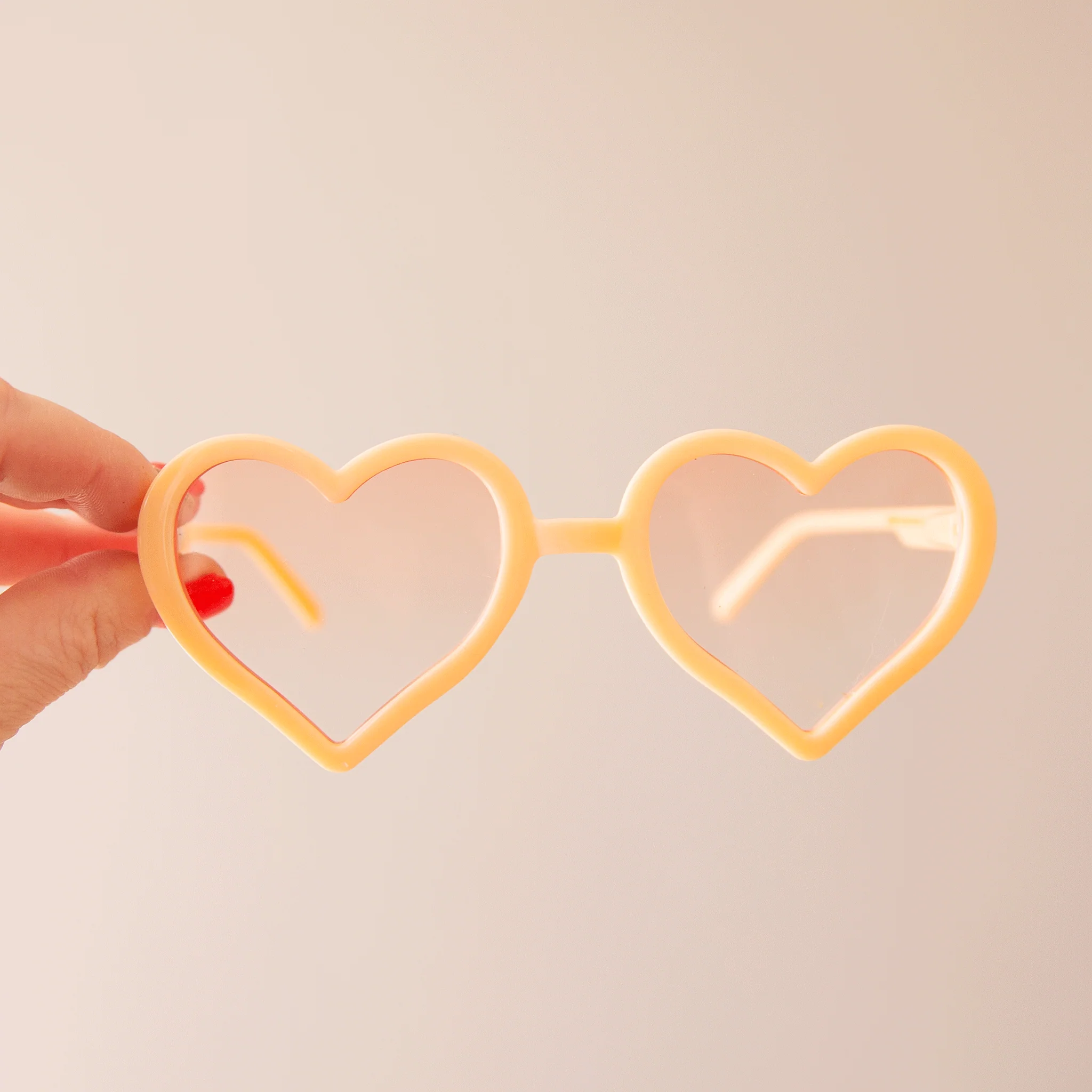Adult Heartbreaker Sunglasses | Apricot - Image 5