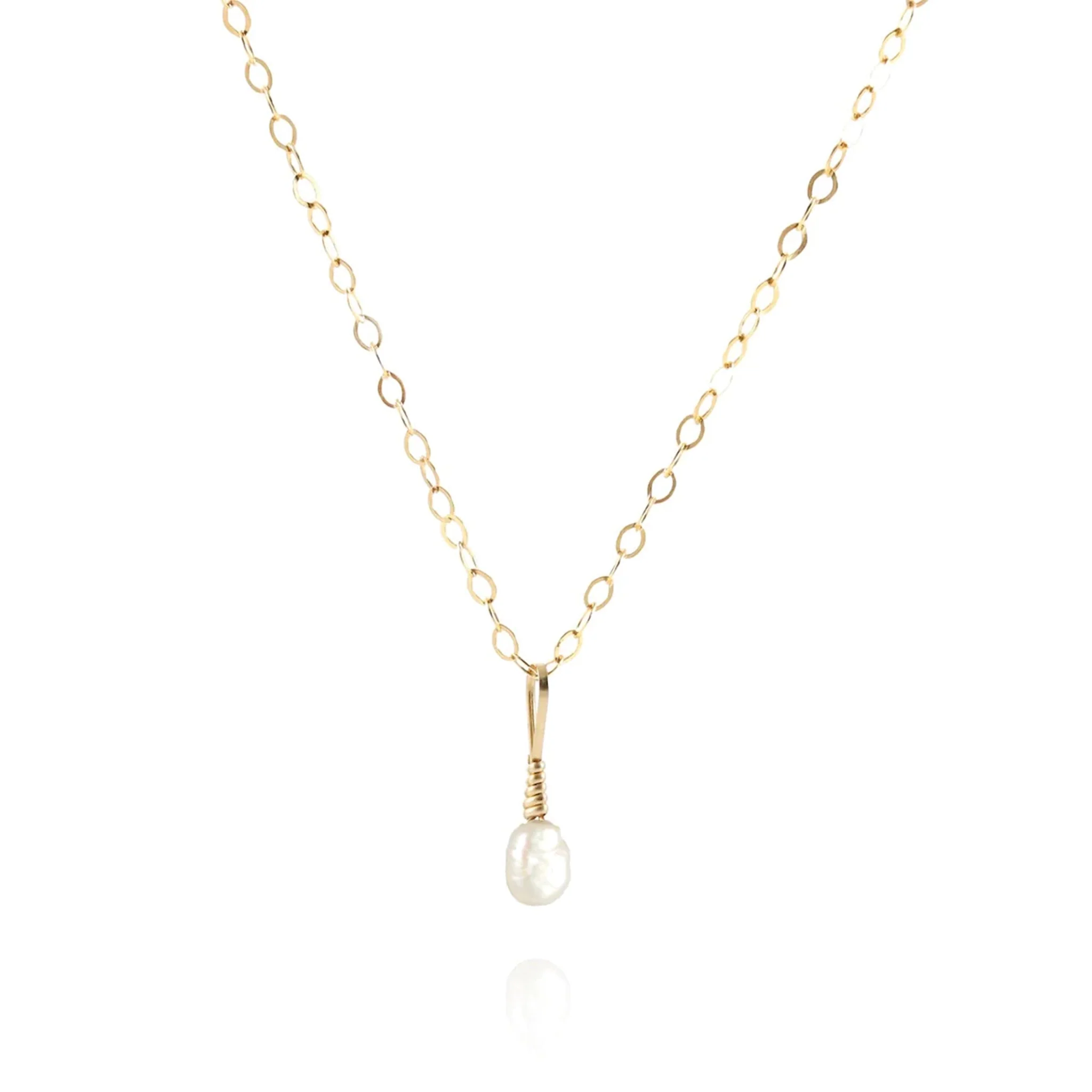 Simple Necklace | Pearl - Image 5