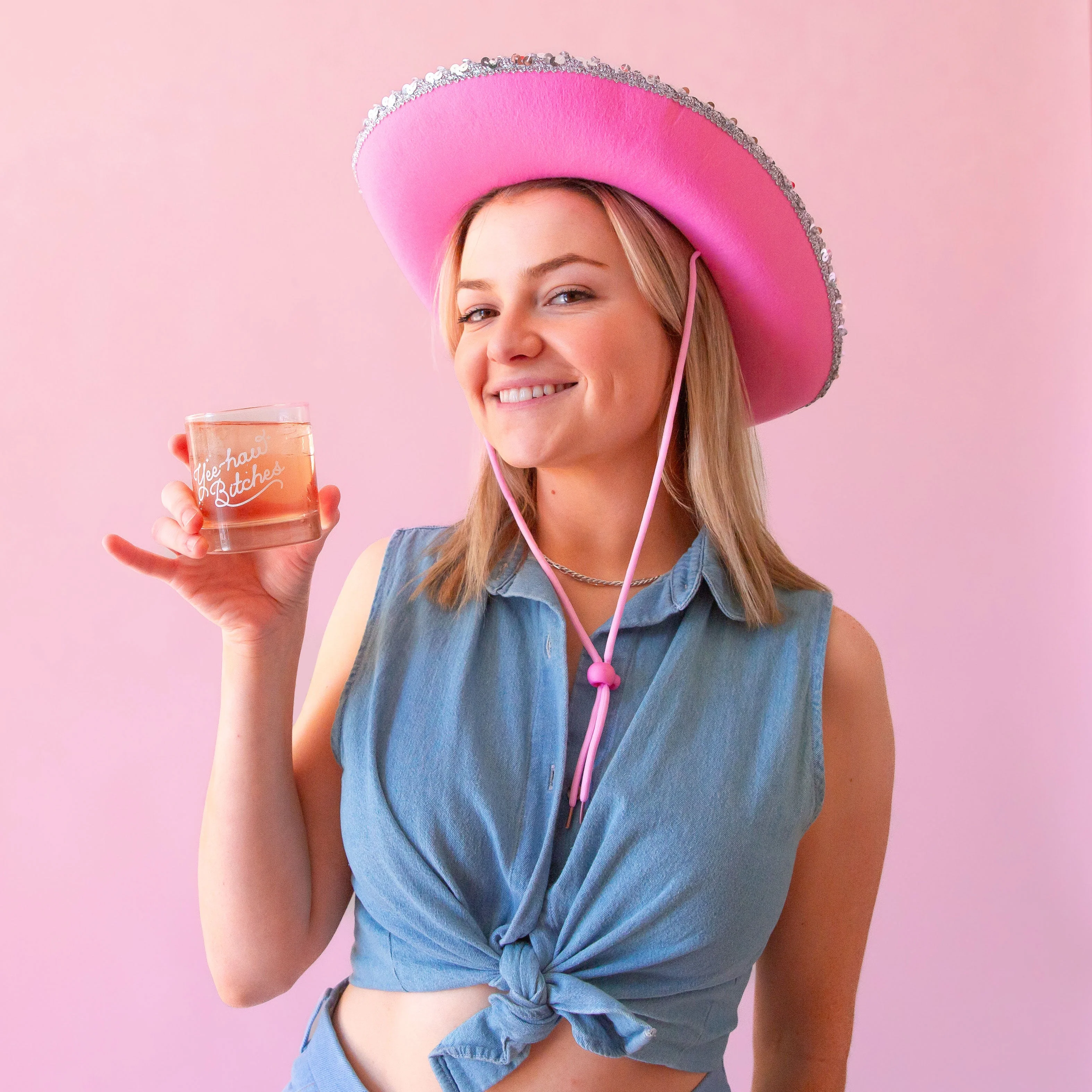 Yee-Haw Bitches Rocks Glass - Image 5